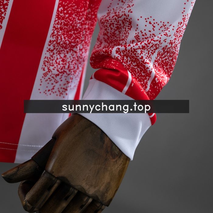 AS Cannes 91/92 Home Long-Sleeve Retro Jersey - 图片 3