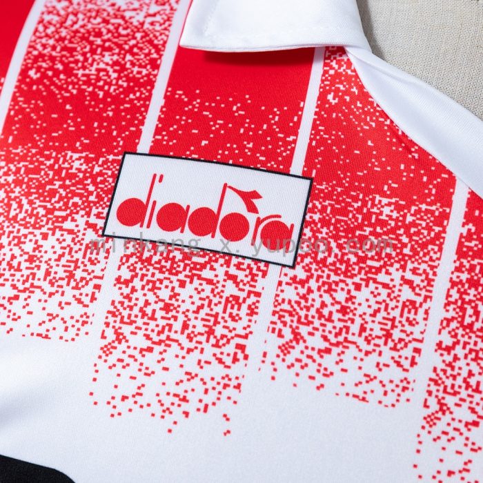 AS Cannes 91/92 Home Long-Sleeve Retro Jersey - 图片 4