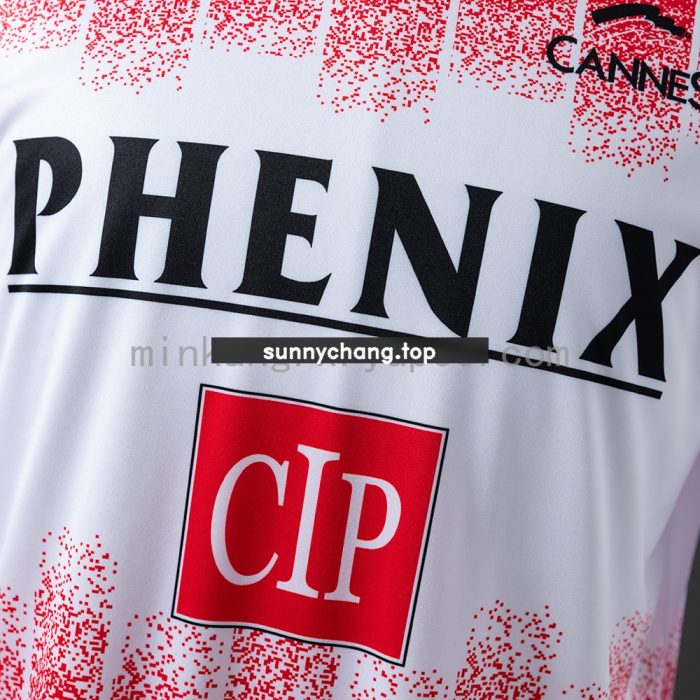 AS Cannes 91/92 Home Long-Sleeve Retro Jersey - 图片 6