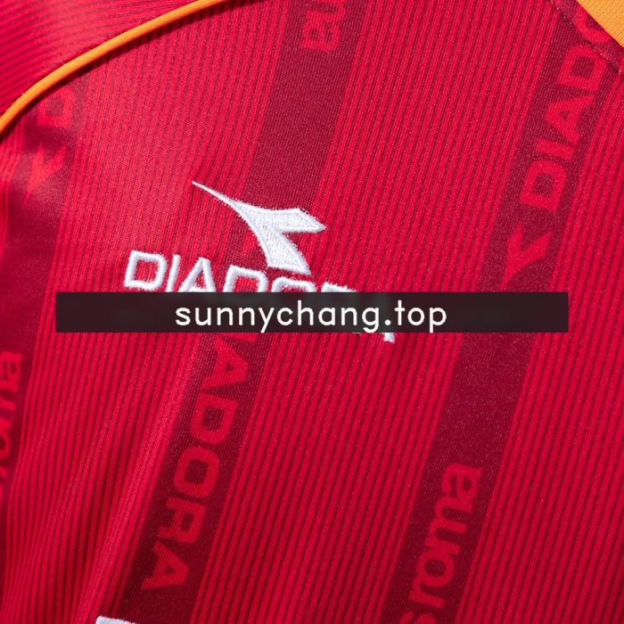 Roma 99/00 Home Long-Sleeve Retro Jersey - 图片 4