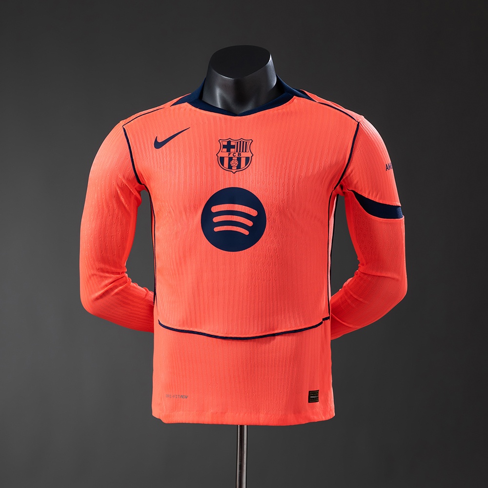 JER-11209_1 Barcelona 25/26 Third Away Long-Sleeve Player Version Jersey - 图片 1