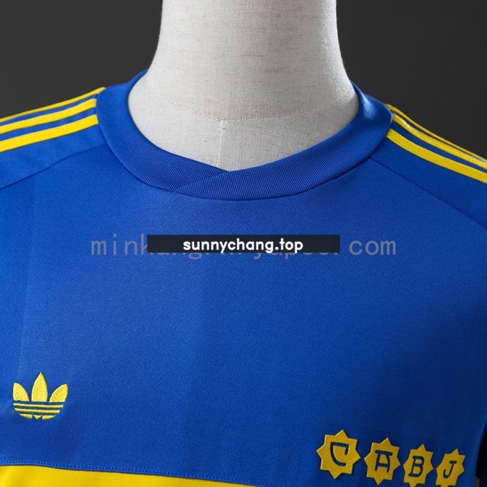Retro Long Sleeve 1981 Boca Juniors Home S-XXL - 图片 5