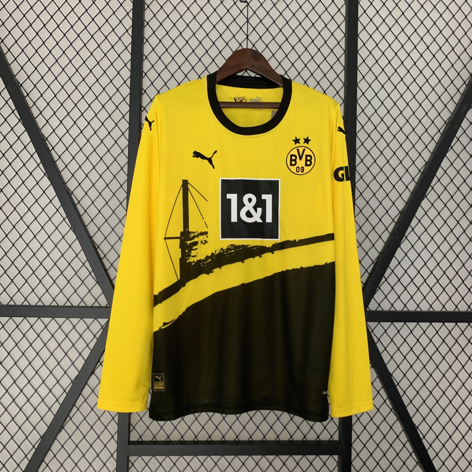 JER-11218_1 Dortmund Home Long Sleeve Jersey 23/24 - 图片 1