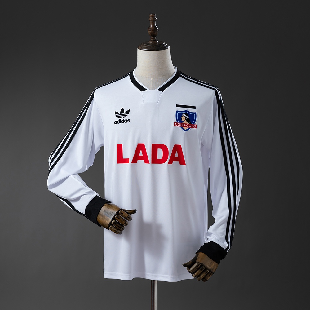 JER-11221_1 Colo Colo 1991 Home Jersey Long Sleeve - 图片 1