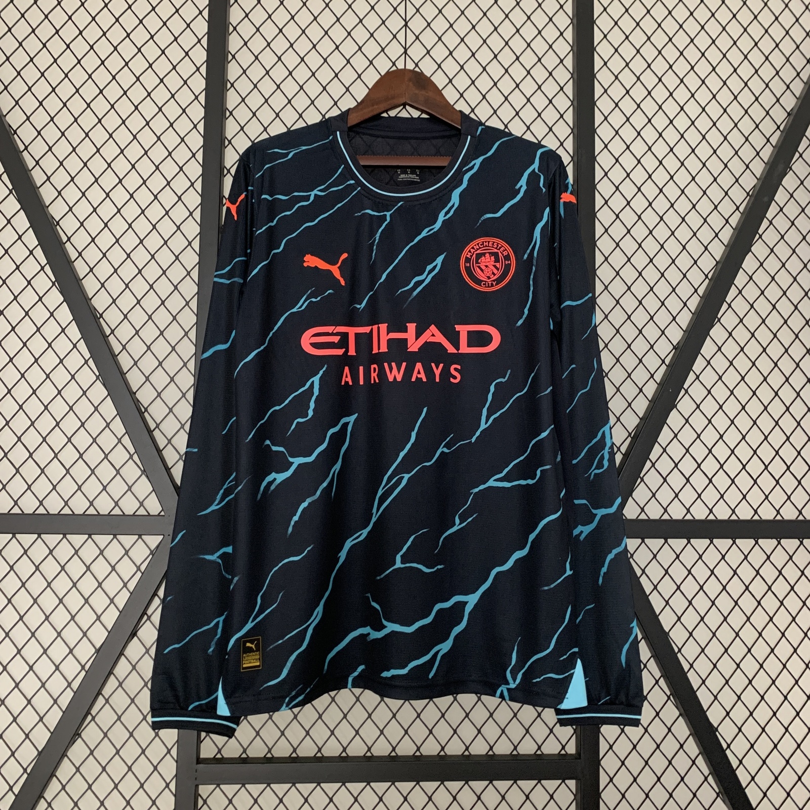JER-11223_1 Manchester City Third Away Long Sleeve 23-24 - 图片 1