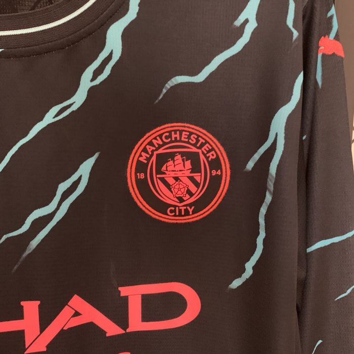 Manchester City Third Away Long Sleeve 23-24 - 图片 6