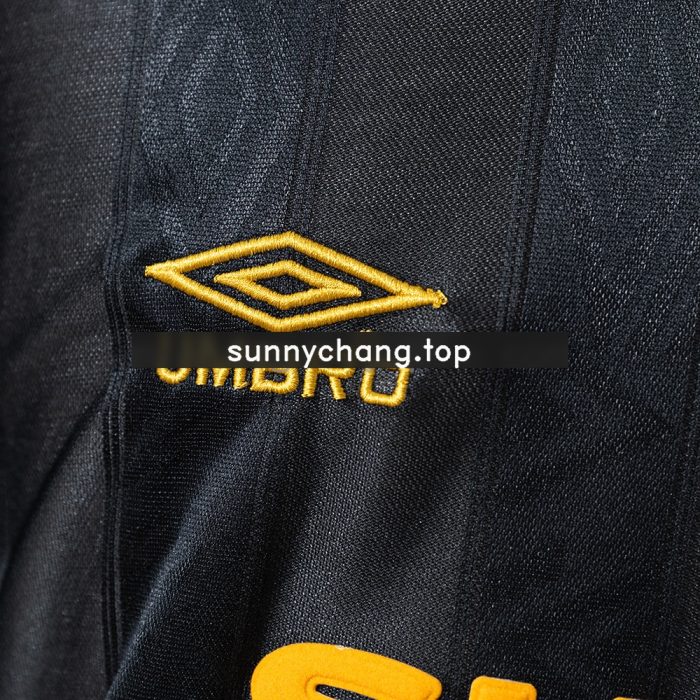 Retro Long Sleeve Manchester United 93/95 Away - 图片 3