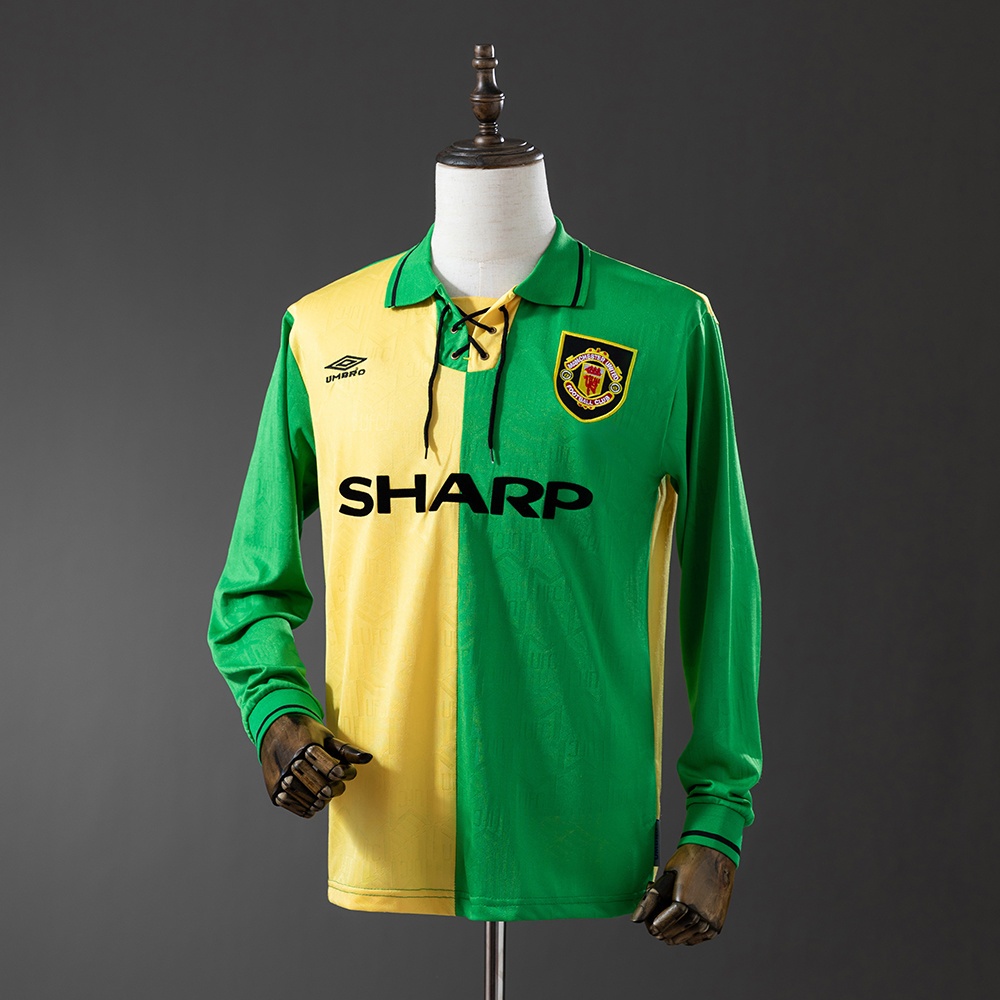 JER-11227_1 Retro Long Sleeve Manchester United 92/94 Third Away - 图片 1