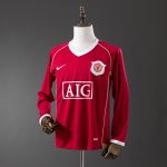 Retro 06/07 M-U Long Sleeve Home Jersey