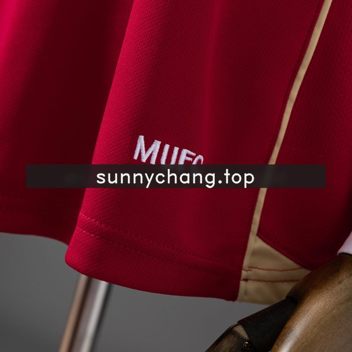 Retro 06/07 M-U Long Sleeve Home Jersey - 图片 2