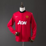 Retro Long Sleeve Manchester United 13/14 Home