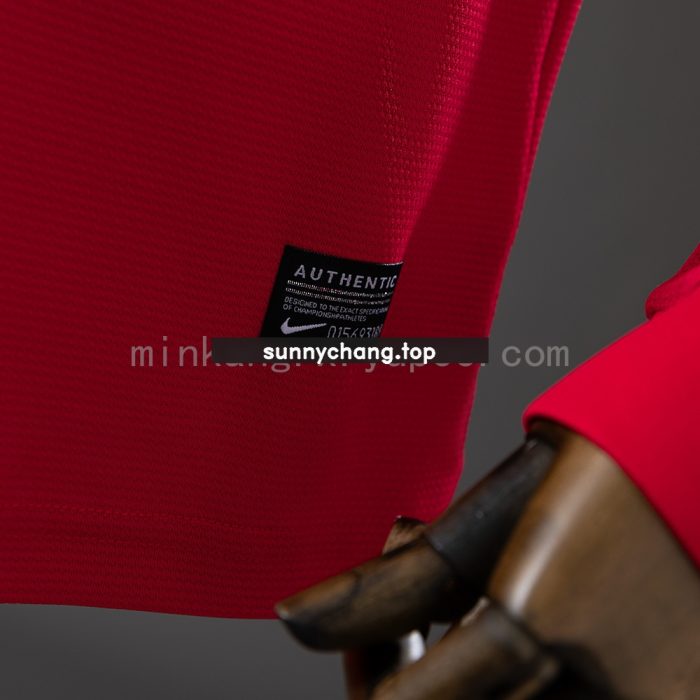 Retro Long Sleeve Manchester United 13/14 Home - 图片 2