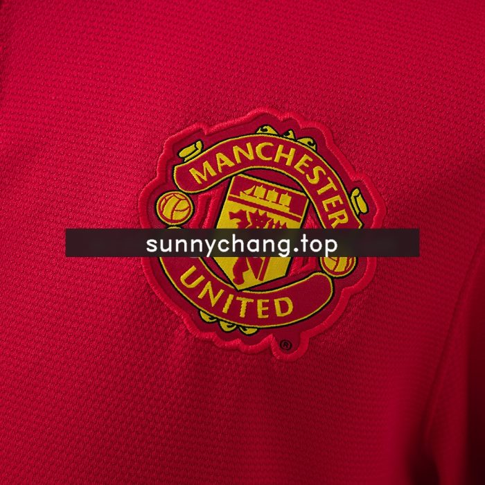 Retro Long Sleeve Manchester United 13/14 Home - 图片 5