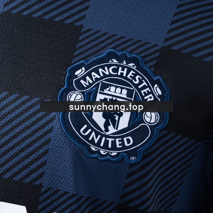 Retro Long Sleeve Manchester United 13/14 Black - 图片 5