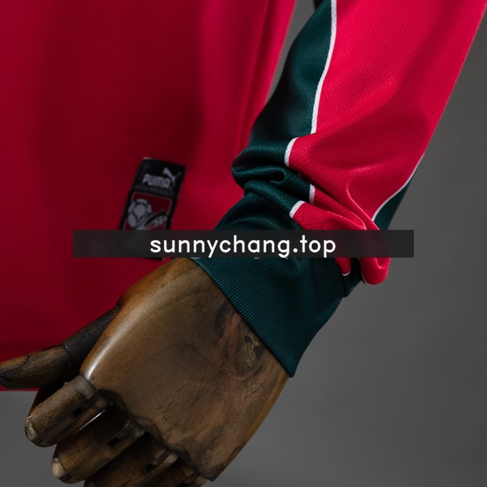 Morocco 1998 Away Long Sleeve Retro Jersey - 图片 3