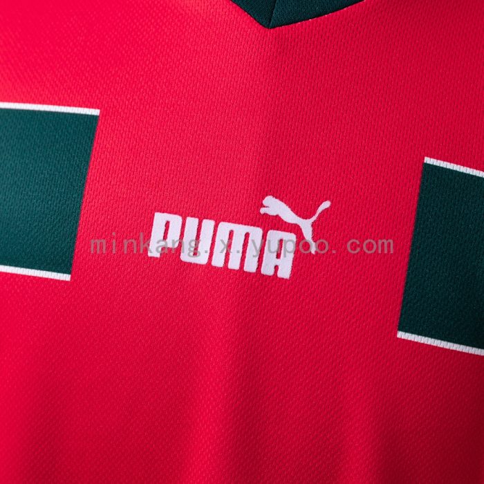 Morocco 1998 Away Long Sleeve Retro Jersey - 图片 5
