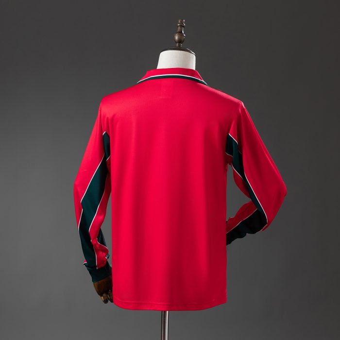 Morocco 1998 Away Long Sleeve Retro Jersey - 图片 7