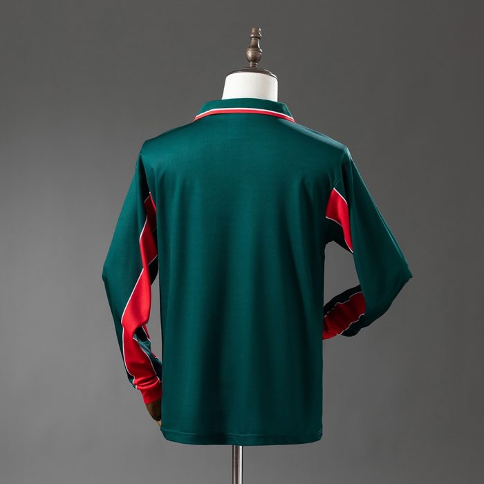 Morocco 1998 Home Long Sleeve Retro Jersey - 图片 2