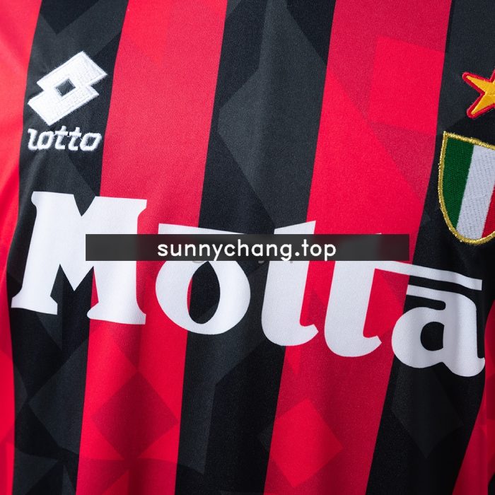 AC Milan 93/94 Home Long Sleeve - 图片 5