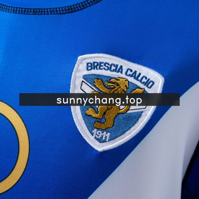 Brescia Calcio 2003 Home Long Sleeve Retro Jersey - 图片 4