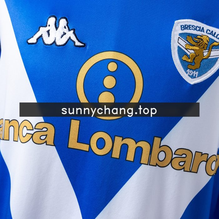 Brescia Calcio 2003 Home Long Sleeve Retro Jersey - 图片 5