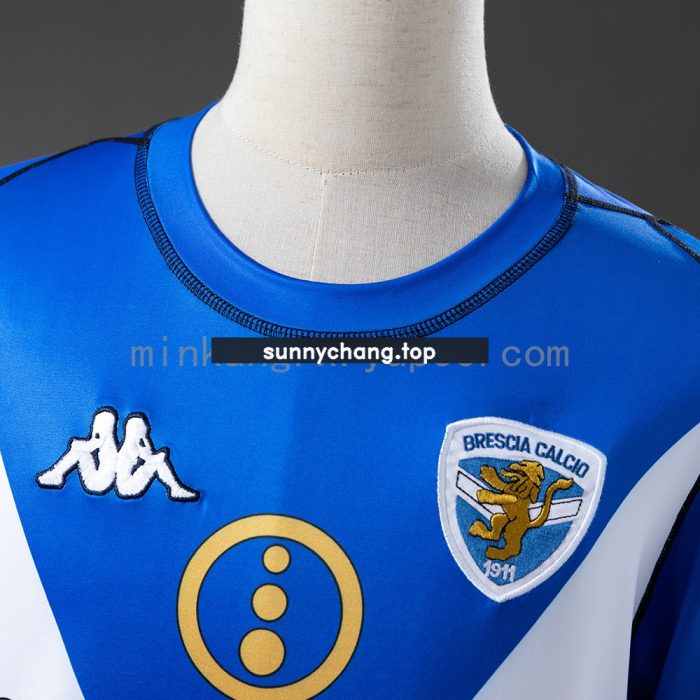 Brescia Calcio 2003 Home Long Sleeve Retro Jersey - 图片 6