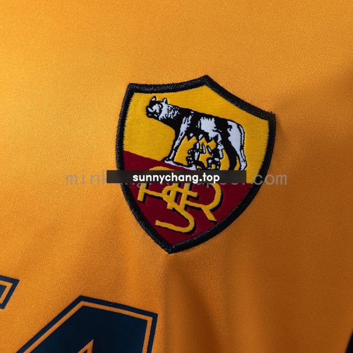 Roma 01-02 Champion Edition Long Sleeve Retro Jersey - 图片 4