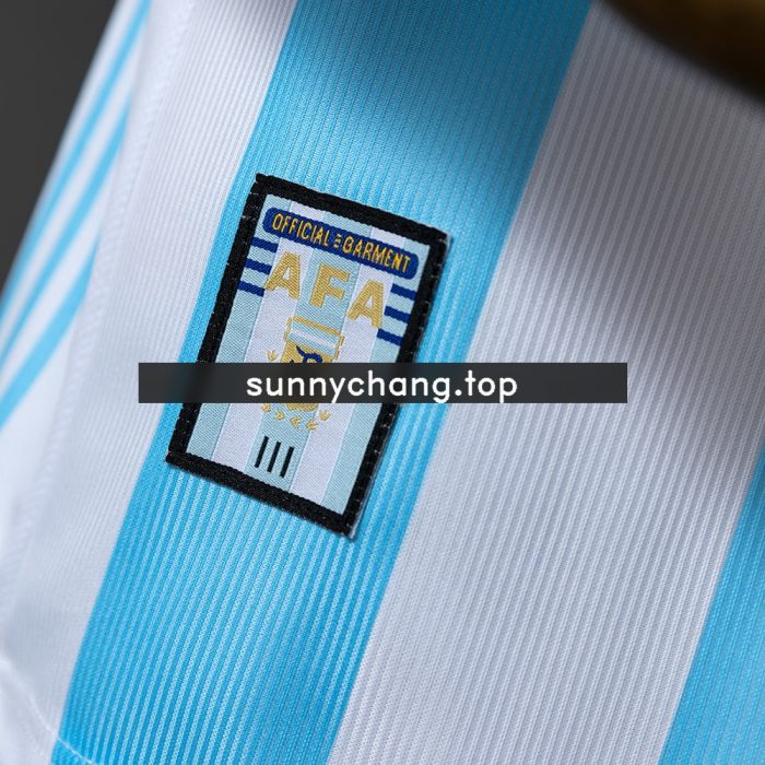 Argentina 1998 Home Long Sleeve Retro Jersey - 图片 2