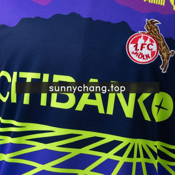 K枚ln 91/92 Goalkeeper Long Sleeves Retro Jersey - 图片 4