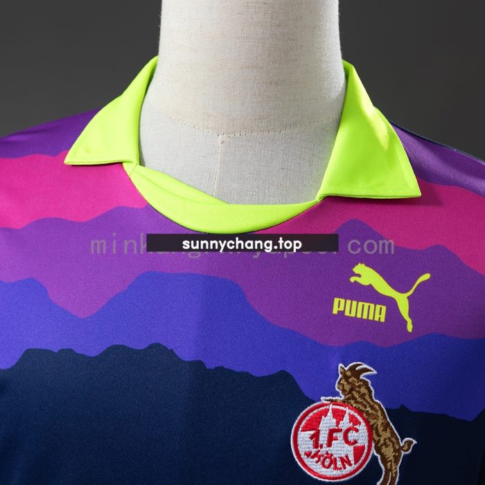 K枚ln 91/92 Goalkeeper Long Sleeves Retro Jersey - 图片 5