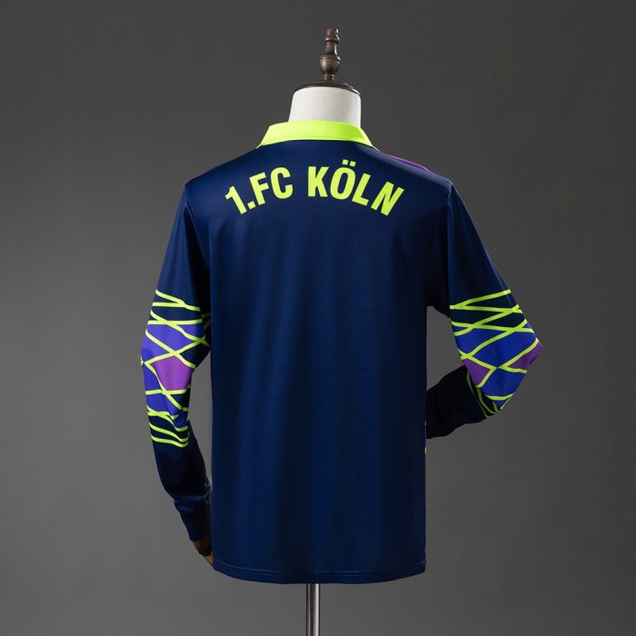 K枚ln 91/92 Goalkeeper Long Sleeves Retro Jersey - 图片 6