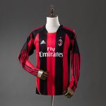 AC Milan 10/11 Home Long Sleeve Retro Jersey
