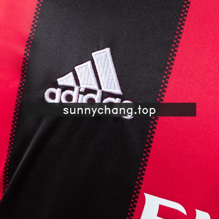 AC Milan 10/11 Home Long Sleeve Retro Jersey - 图片 4