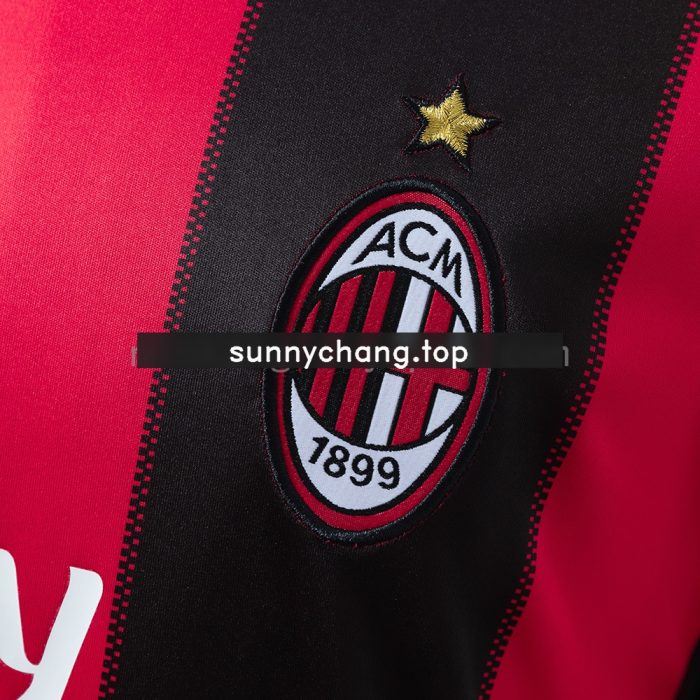 AC Milan 10/11 Home Long Sleeve Retro Jersey - 图片 5