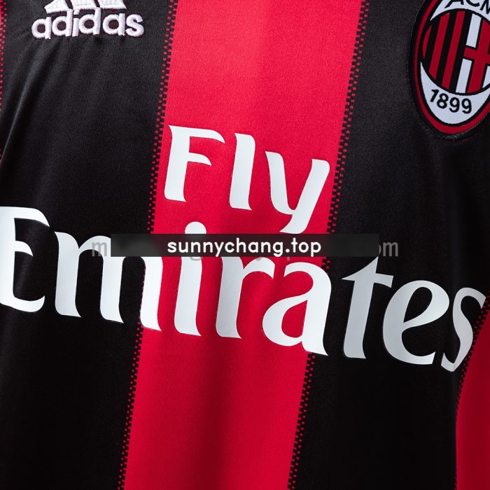 AC Milan 10/11 Home Long Sleeve Retro Jersey - 图片 6