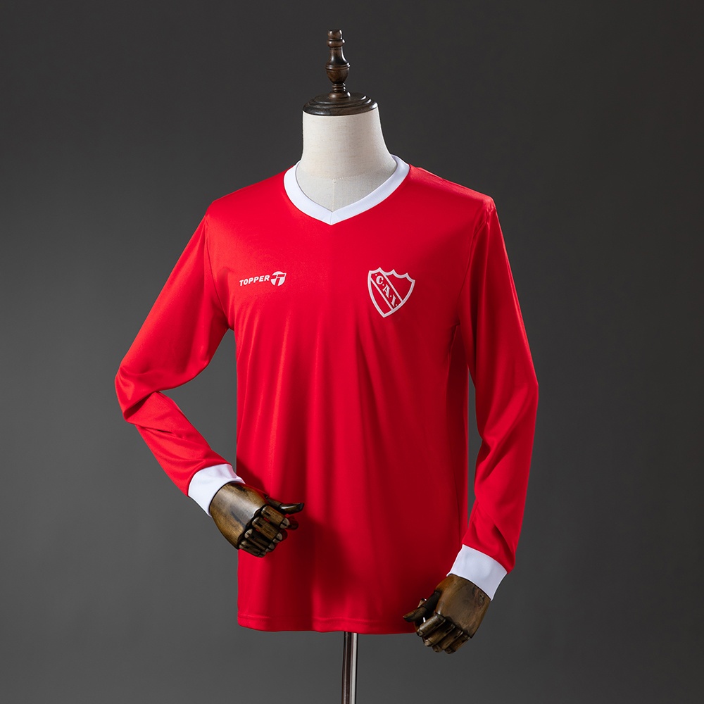 JER-11249_1 Independiente 82/85 Home Long Sleeve Retro Jersey - 图片 1