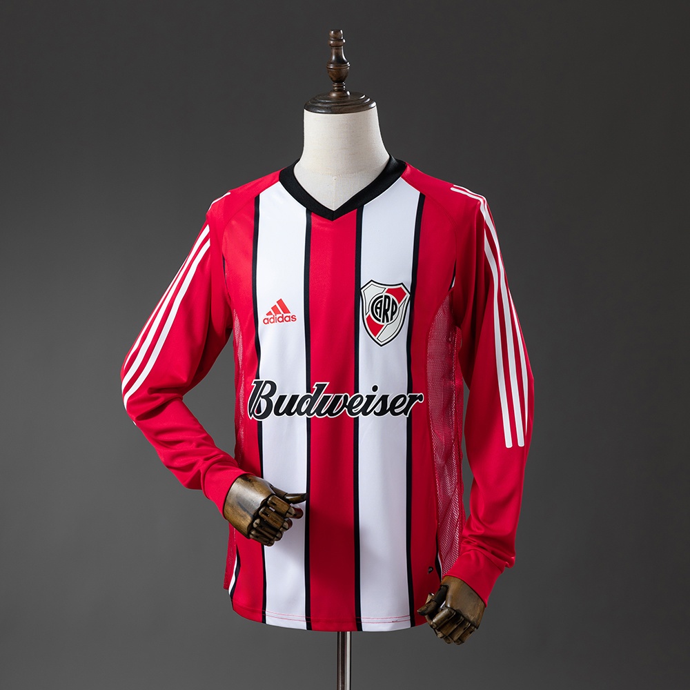 JER-11251_1 River Plate 03/04 Away Long Sleeve Retro Jersey - 图片 1
