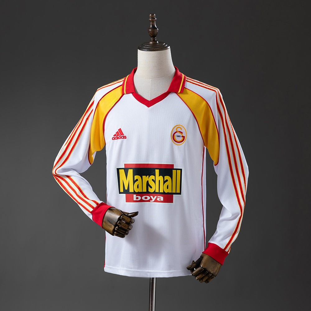 JER-11254_1 Galatasaray 99/00 Away Long Sleeve Retro Jersey - 图片 1