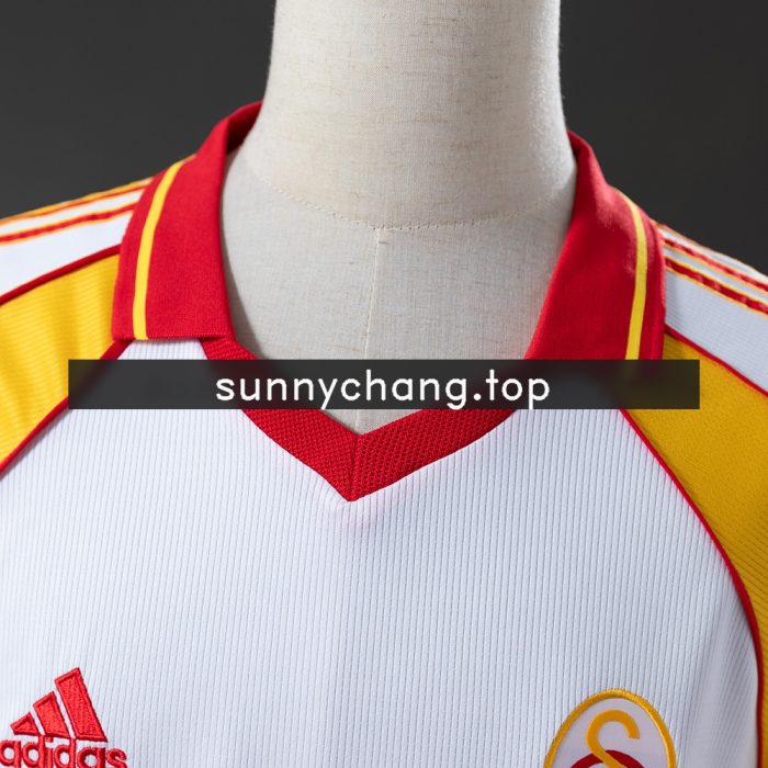 Galatasaray 99/00 Away Long Sleeve Retro Jersey - 图片 6