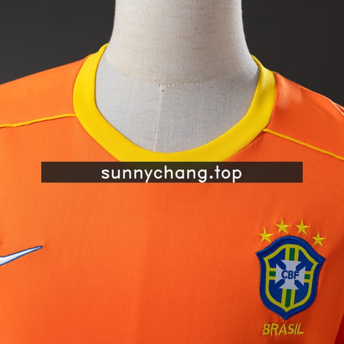 Brazil 1998 Goalkeeper Long Sleeve Retro Jersey - 图片 7