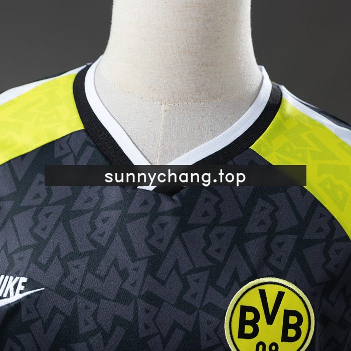 Dortmund 95/96 Away Long Sleeve Retro Jersey - 图片 8