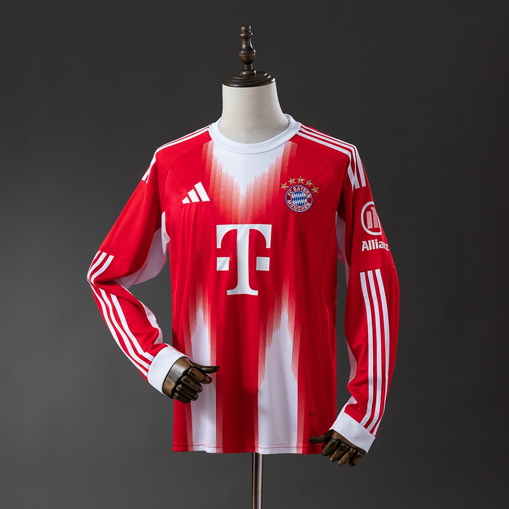 JER-11259_1 Bayern Munich 25/26 Home Long Sleeve Jersey - 图片 1