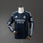 Real Madrid 25/26 Away Long Sleeve Jersey
