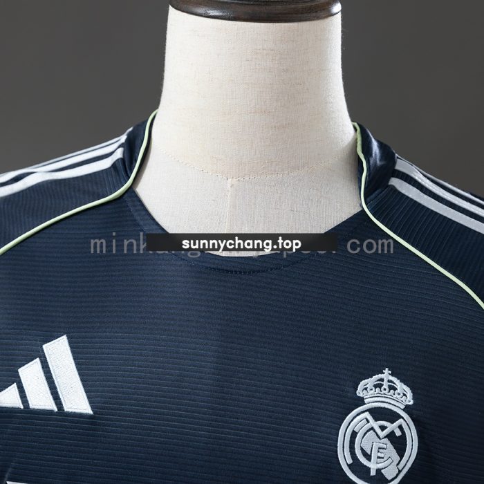 Real Madrid 25/26 Away Long Sleeve Jersey - 图片 7
