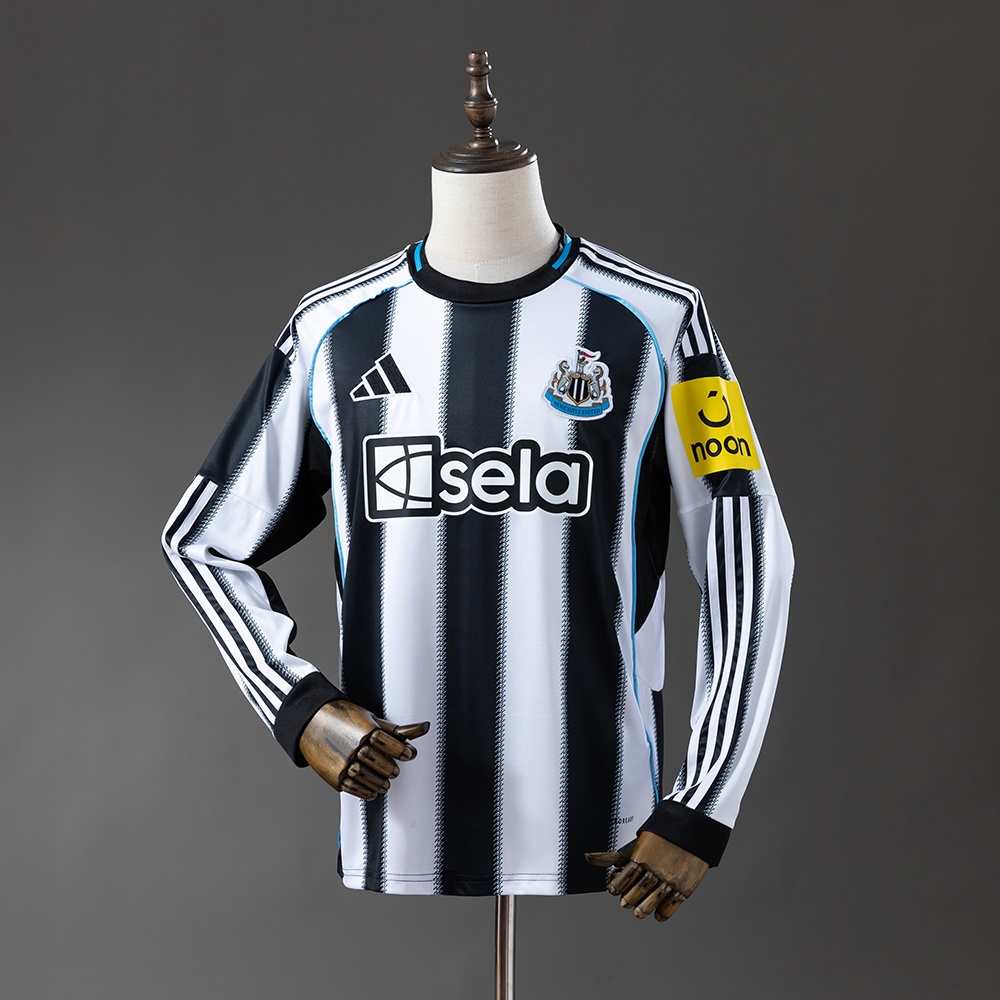 JER-11265_1 Newcastle United 25/26 Home Long Sleeve Jersey - 图片 1