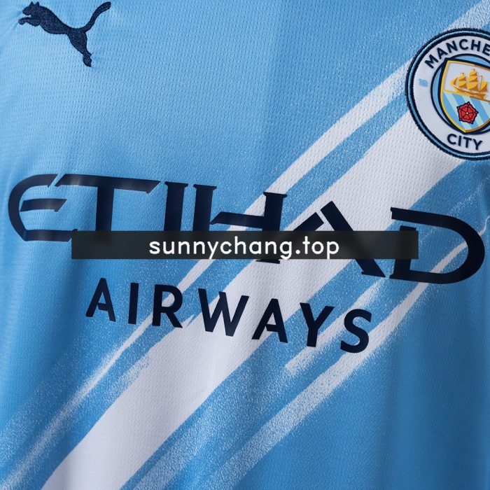 Manchester City 25/26 Home Long Sleeve Jersey - 图片 6