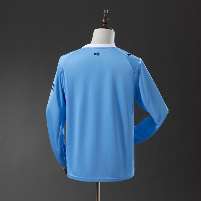 Manchester City 25/26 Home Long Sleeve Jersey - 图片 8