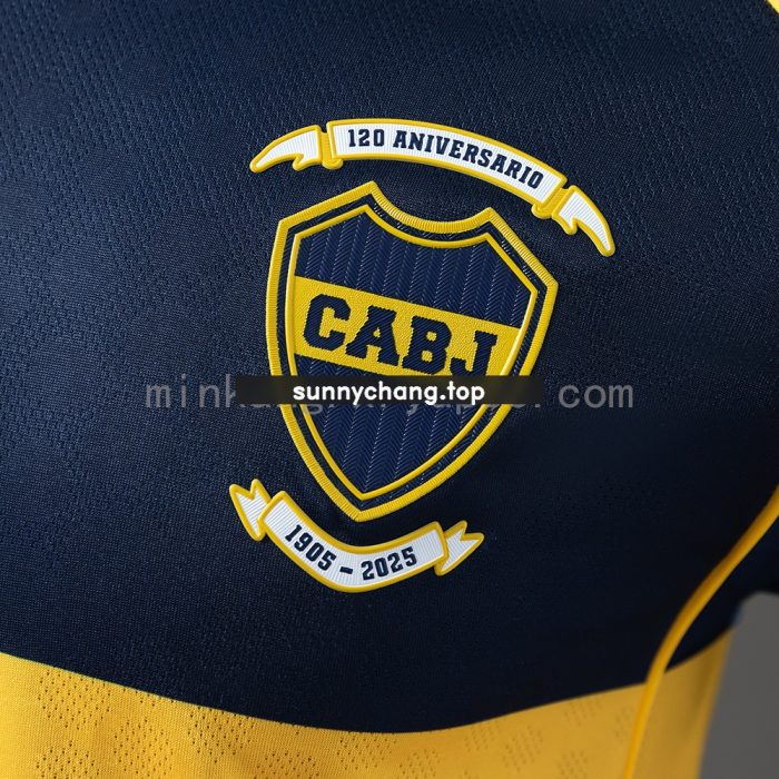 Boca Juniors 25/26 Player Version Home Long Sleeve Jersey - 图片 5