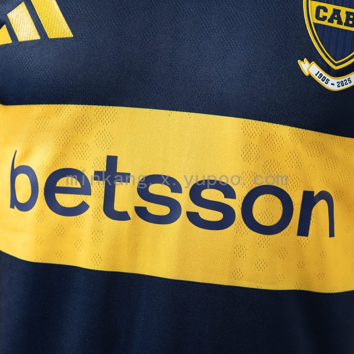 Boca Juniors 25/26 Player Version Home Long Sleeve Jersey - 图片 6