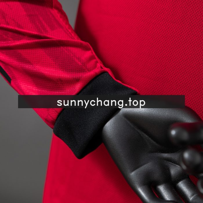 M-U 25/26 Home Long Sleeve Player Version Jersey - 图片 2